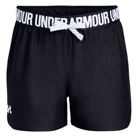 Under Armour Girls Play Up Black UA Shorts Small NWOT - Picture 1 of 7